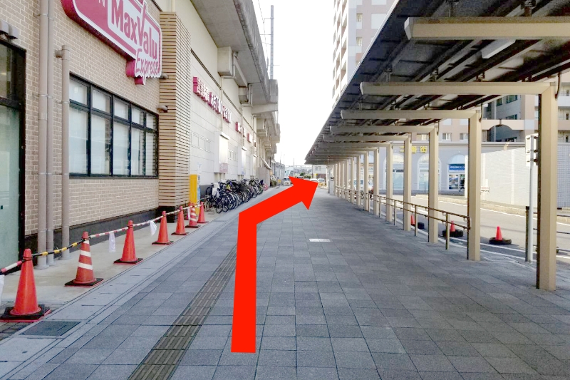 JR勝川駅からのルート